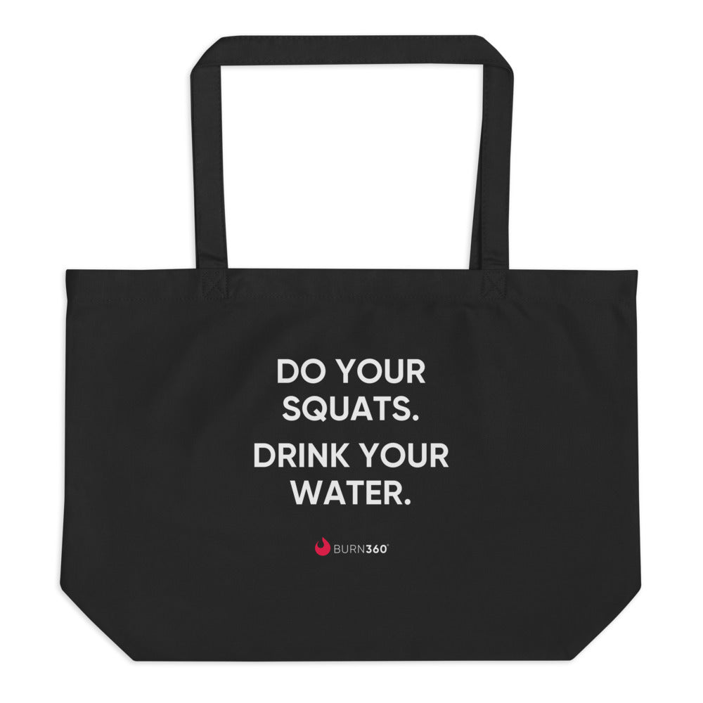 Large organic tote bag